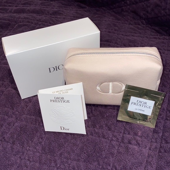 Dior Other - Dior Cosmetic Bag and Prestige Sample Bundle